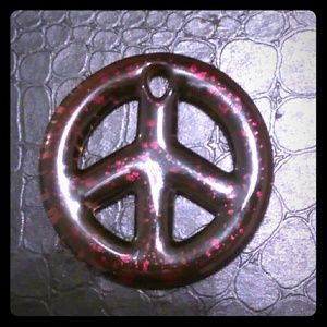 Peace Sign Pendant